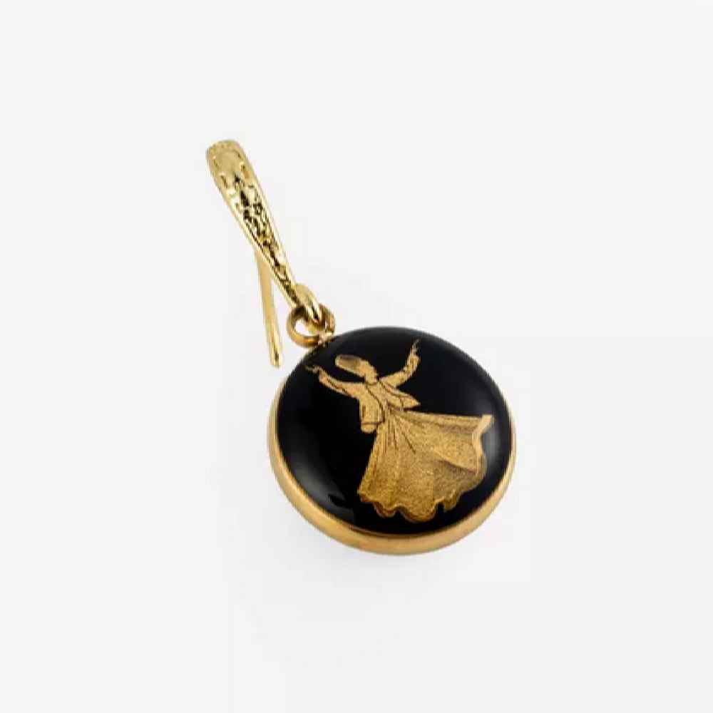 Persische goldplattierte Ohrringe für Frauen Sama Tanz