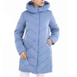 Daunenjacke für Damen mit Reißverschluss und Kapuze Bahar