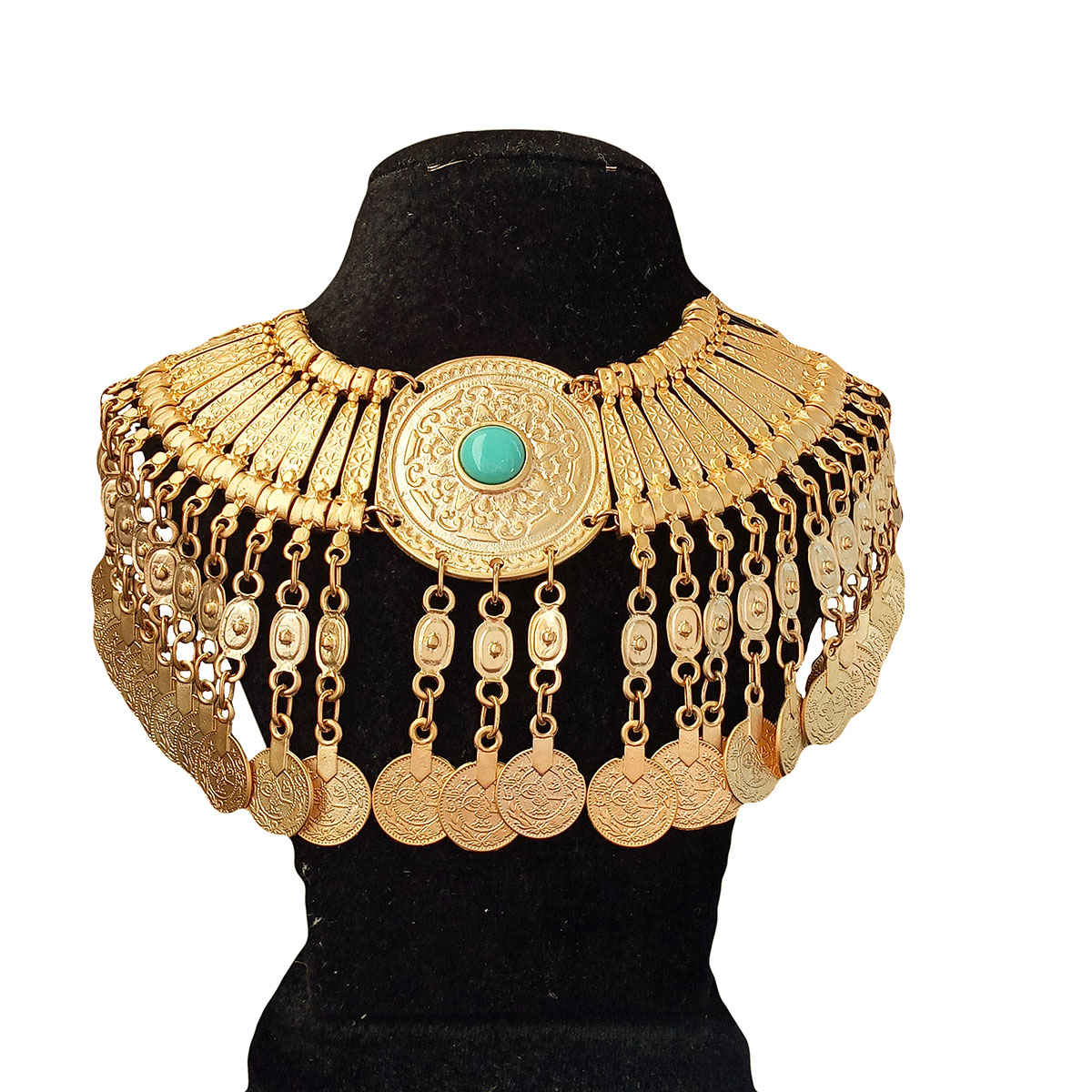 Damen Choker-Halskette im Ottoman-Münzen-Design