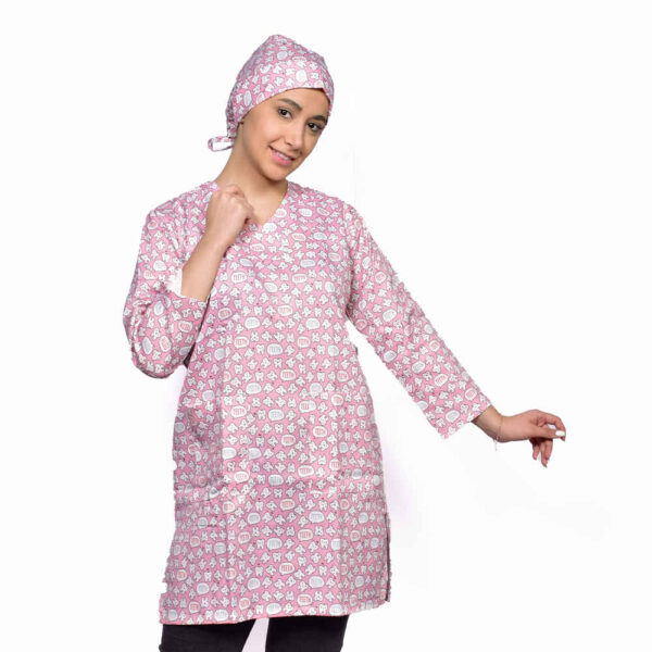 Damen-Zahnmedizinisches Scrub-Oberteil – Professionell & Praktisch