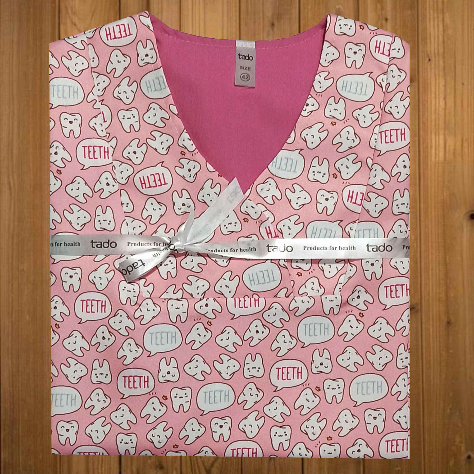 Damen-Zahnmedizinisches Scrub-Oberteil – Professionell & Praktisch