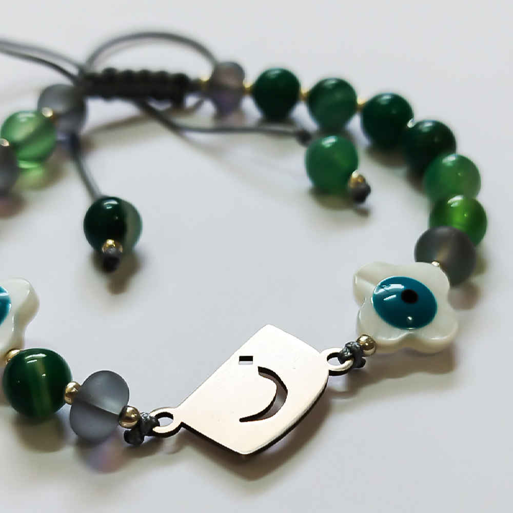 Persisches Silber-Perlenarmband für Damen – Z Modell