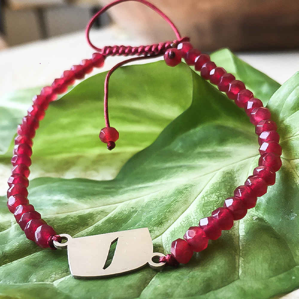 Persisches Silber-Perlenarmband für Damen – Alef Modell