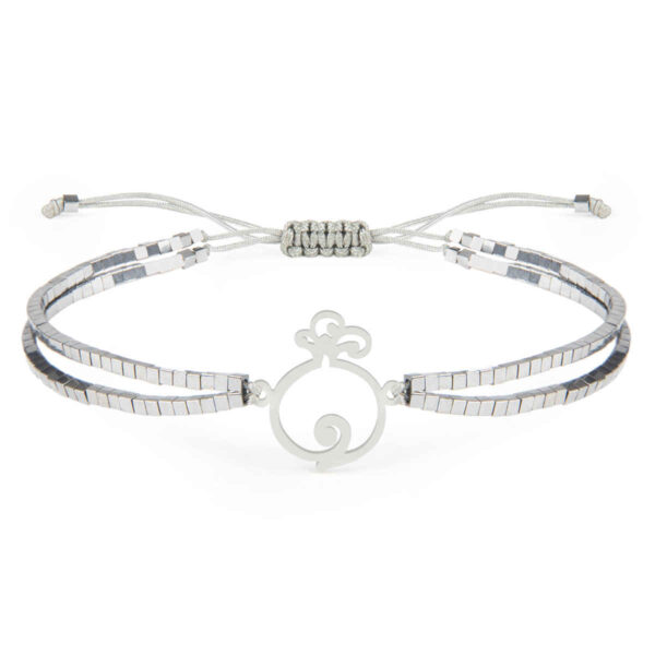 Persisches Silber-Perlenarmband für Damen – Anar Modell