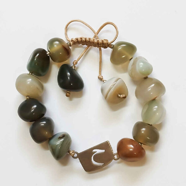 Persisches Silber-Perlenarmband für Damen – Heh Modell