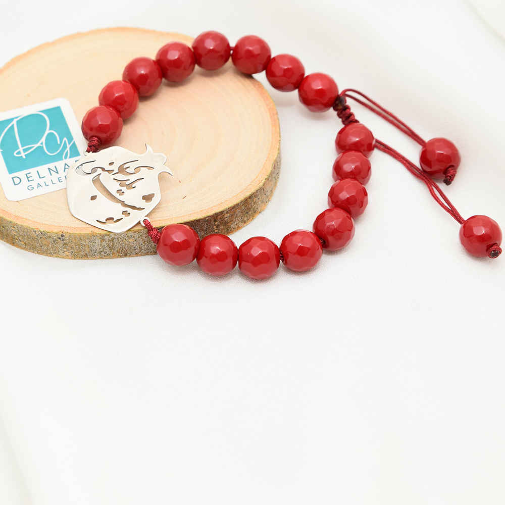 Persisches Silber-Perlenarmband für Damen – Yalda Nacht Design