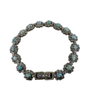 Silberarmband mit Türkisstein für Frauen Gol