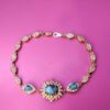 Silberarmband mit Türkisstein für Frauen Nina