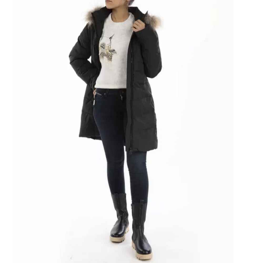 Daunenjacke für Damen mit Reißverschluss und Kapuze Foad