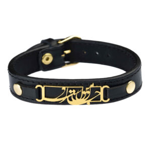 Persisches Lederarmband für Männer und Frauen – Schwarz Jane Man