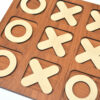 Holz-Tic-Tac-Toe-Brettspiel – Klassische Strategie mit elegantem Design