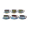 Persisches Teetassenset mit Untertasse - Yasamin Keramikdesign