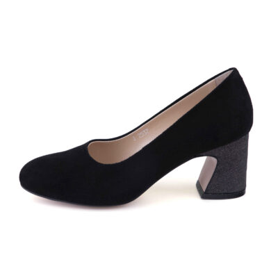 Damenschuhe aus Leder mit hohen Absätzen Modell Sama