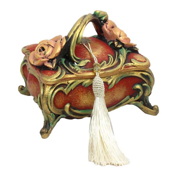 Polyester-Schmuckbox handgefertigt im Vintage-Stil