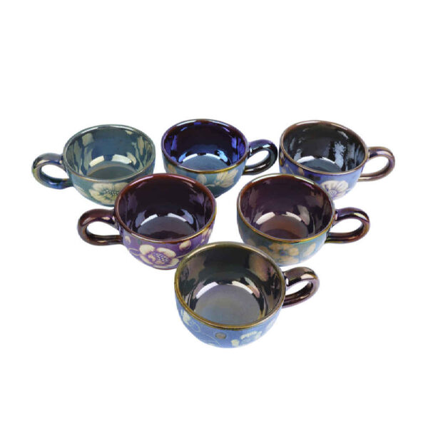 Persisches Teetassenset mit Untertasse - Hamraz Keramikdesign