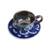 Persisches Teetassenset mit Untertasse - Hamraz Keramikdesign