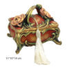 Polyester-Schmuckbox handgefertigt im Vintage-Stil