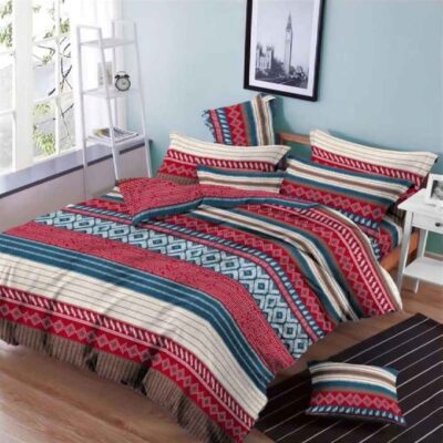 Traditionelles Persisch inspiriertes Bettüberwurf-Set – Gelim