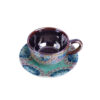 Persisches Teetassenset mit Untertasse - Farhan Keramikdesign
