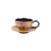 Persisches Teetassenset mit Untertasse - Farzin Keramikdesign