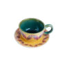 Persisches Teetassenset mit Untertasse - Rayan Keramikdesign