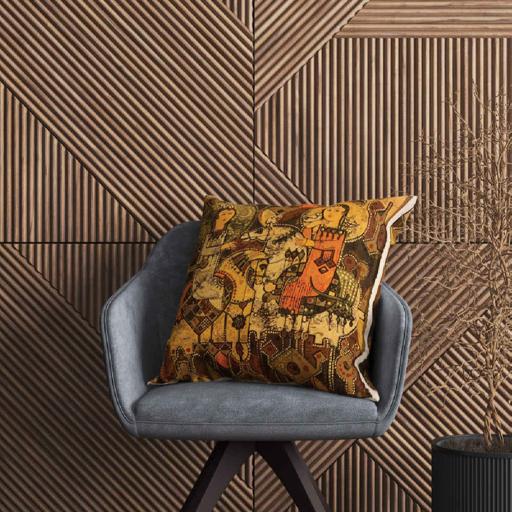 Kissenbezug – Persisches Druckdesign der Antike