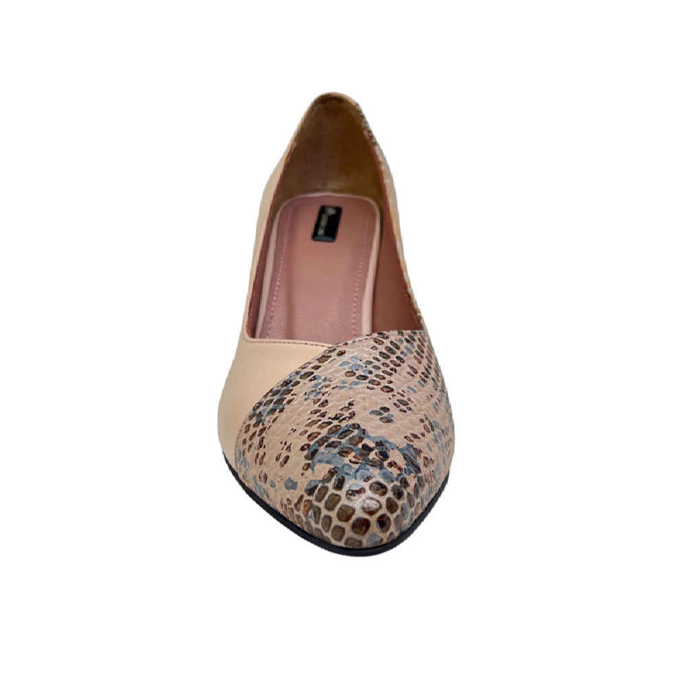 Damenschuhe aus Leder mit hohen Absätzen Modell Sherly