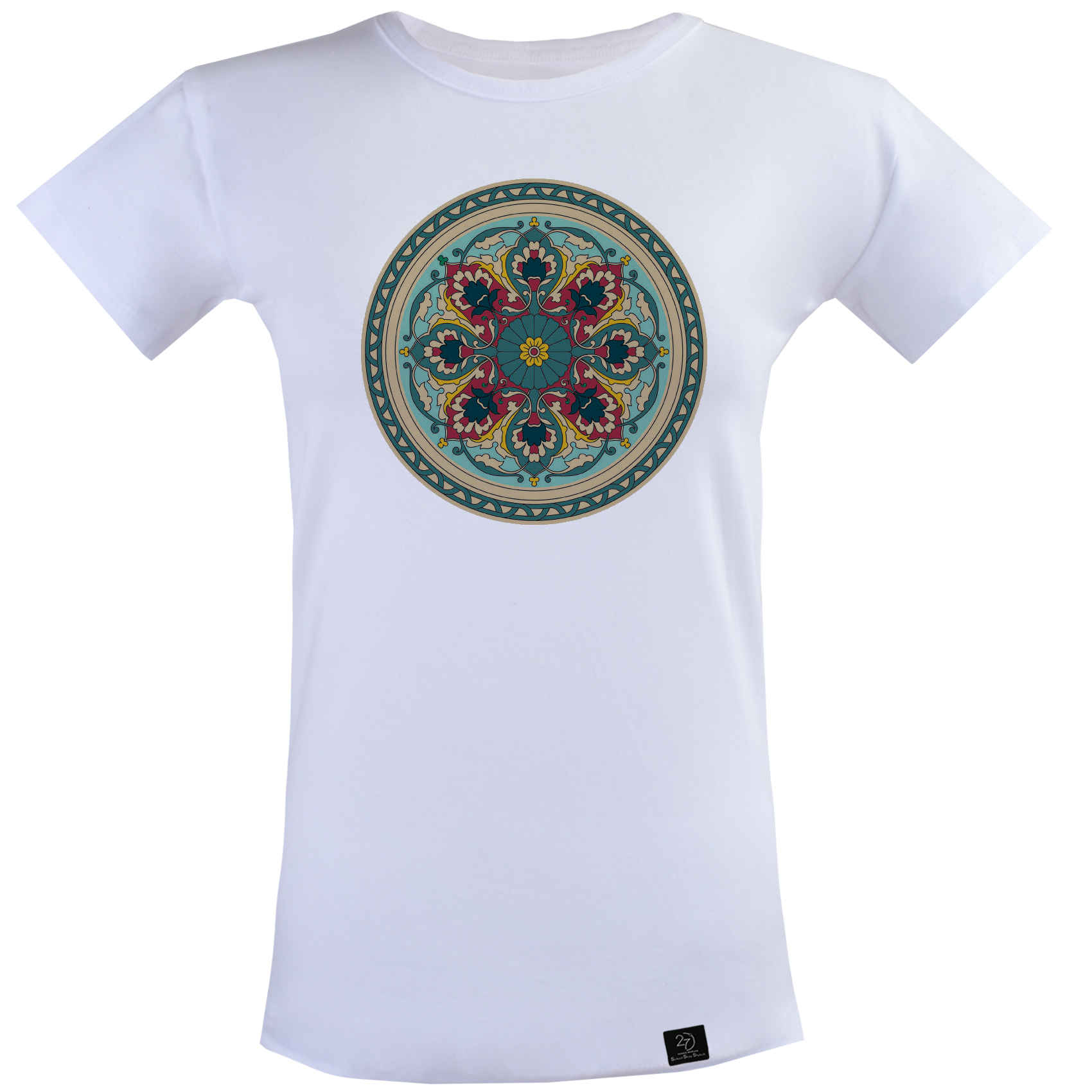 Baumwoll-Kurzarm-T-Shirt Modell Sadaf – Klassischer Persischer Stil