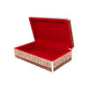 Handgefertigte Holz-Schmuckbox mit dekorativem persischen Khatam-Design