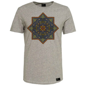 Grau Baumwoll-Kurzarm-T-Shirt Modell Dara – Weich & Stylisch