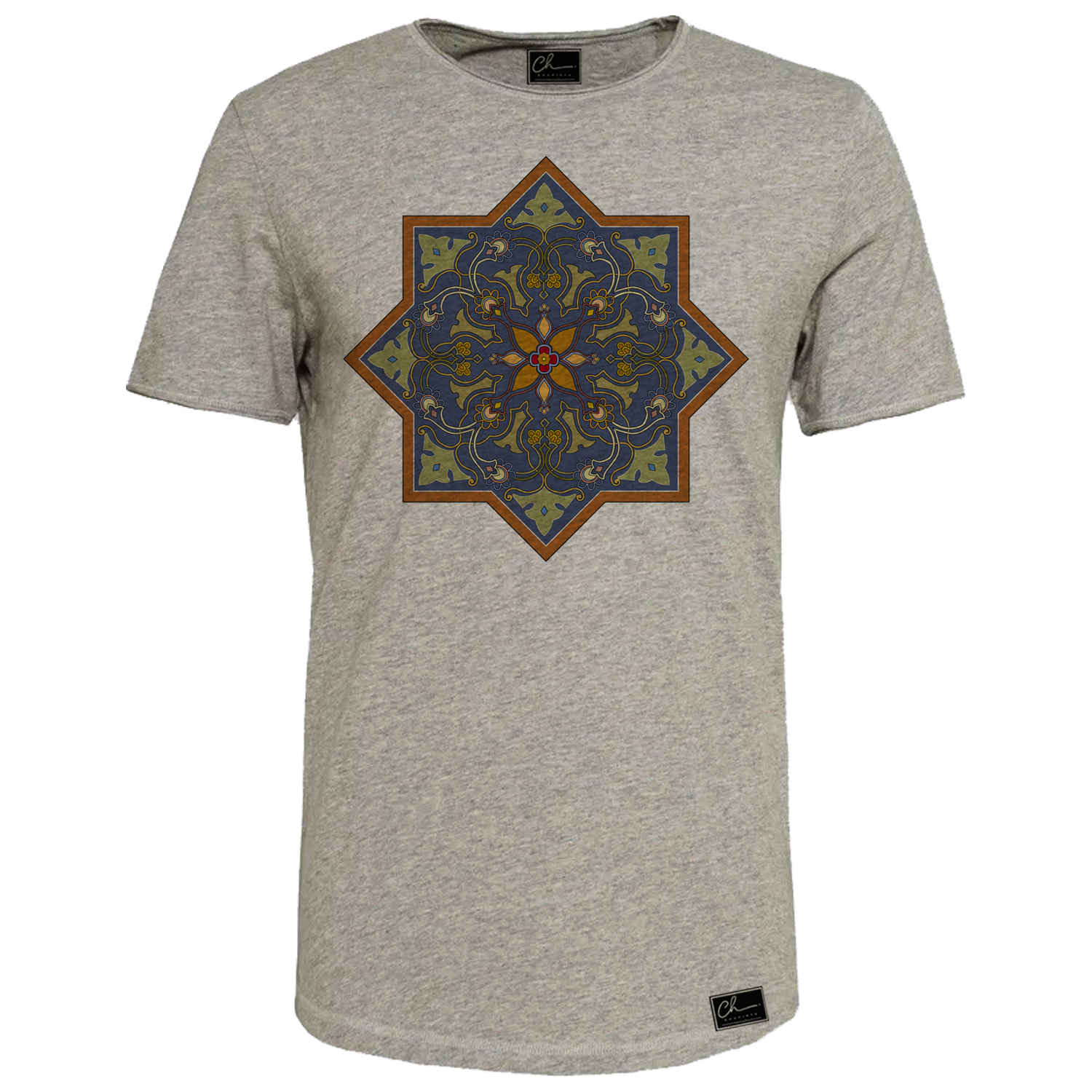 Grau Baumwoll-Kurzarm-T-Shirt Modell Dara – Weich & Stylisch