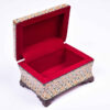 Handgefertigte Holz-Schmuckbox mit persischem Khatam-Blumen-Design