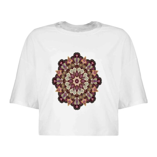 Damen Kurzarm-Crop-Top Modell Magic