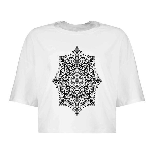 Damen Kurzarm-Crop-Top Modell Amitis