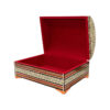 Handgefertigte Holz-Schmuckbox mit persischem Khatam-Sandough-Design
