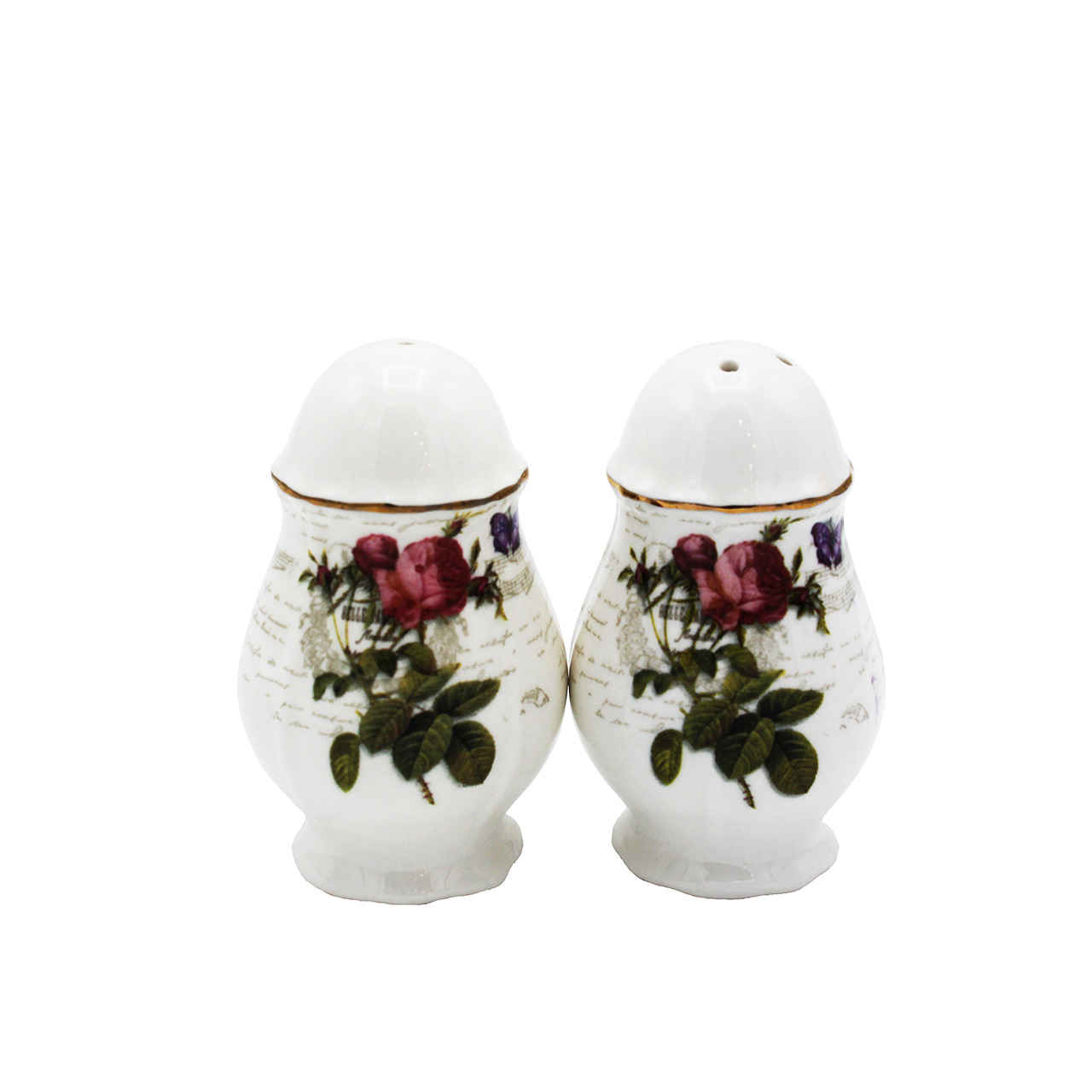 Set aus Keramik Salz- und Pfefferstreuern Camelia