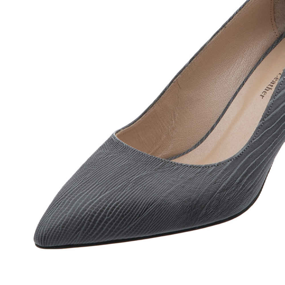 Damenschuhe aus Leder mit hohen Absätzen Modell Gisha