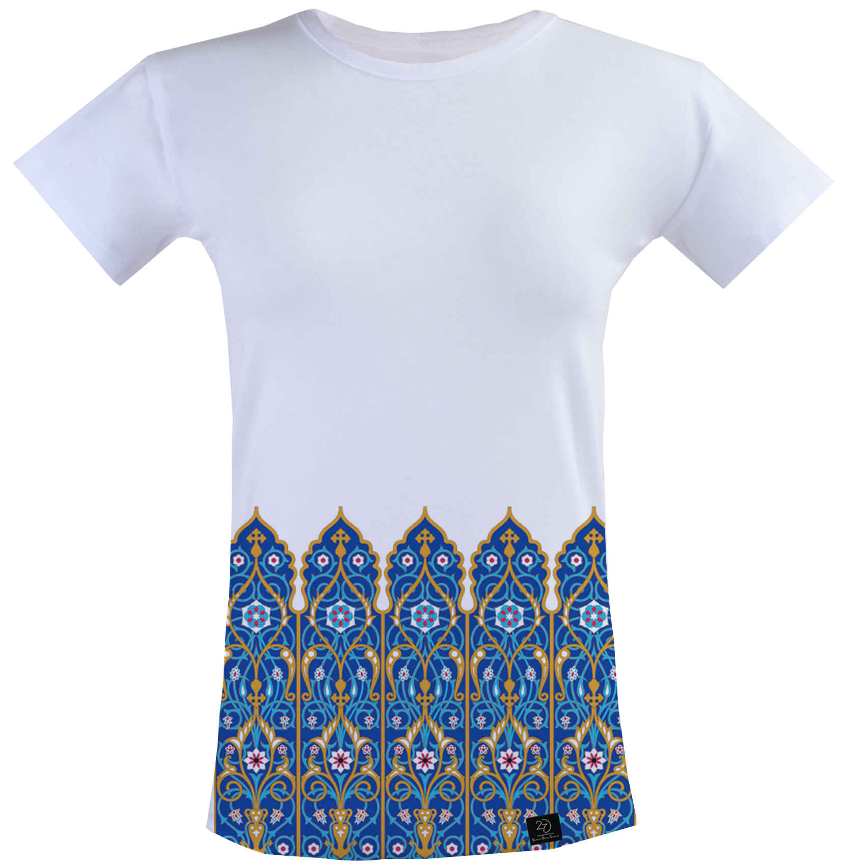 Baumwoll-Kurzarm-T-Shirt Modell Sahar – Weicher Persischer Stil