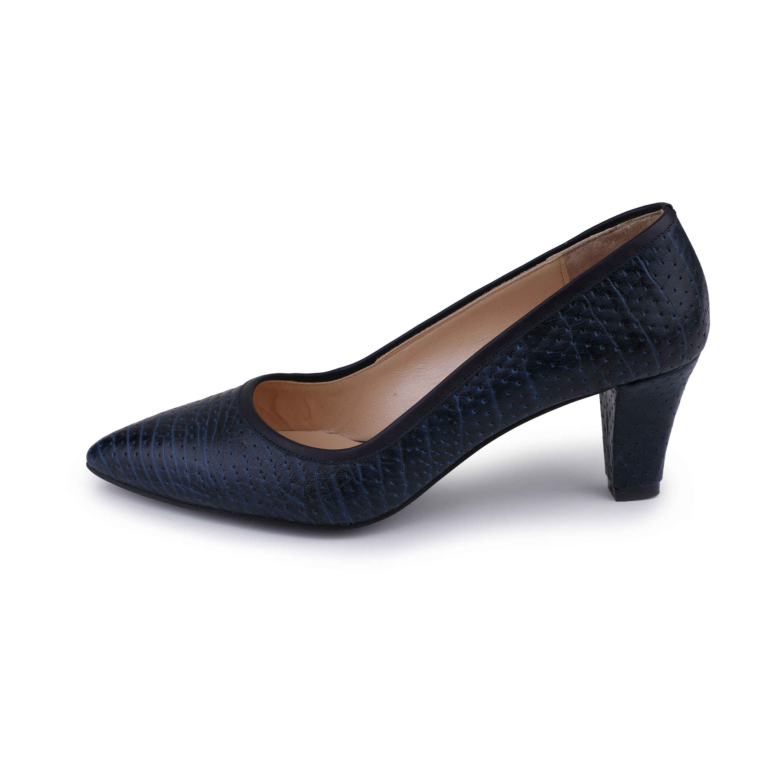 Damenschuhe aus Leder mit hohen Absätzen Modell Kiana