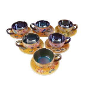 Persisches Teetassenset mit Untertasse – Ailin Keramikdesign