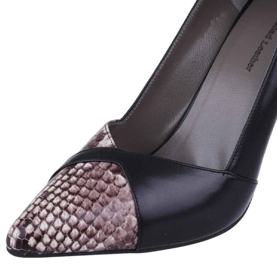 Damenschuhe aus Leder mit hohen Absätzen Modell Helen