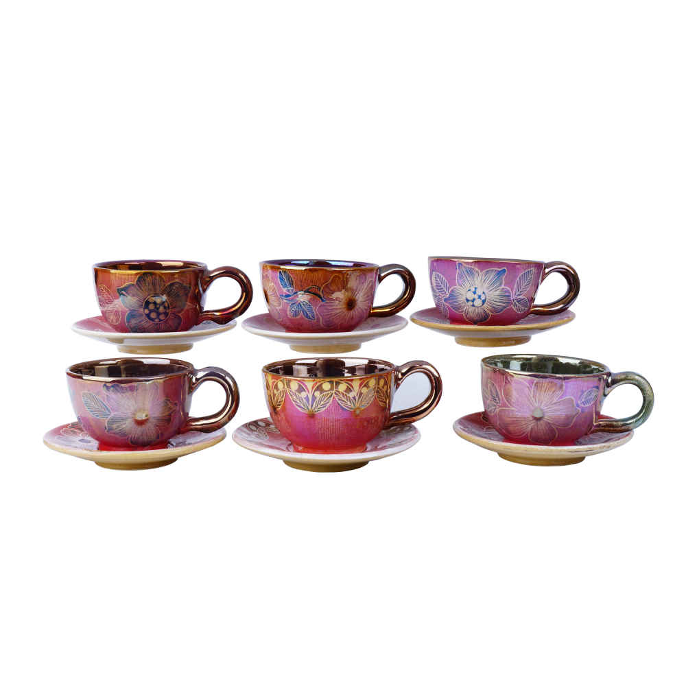 Persisches Teetassenset mit Untertasse - Dream Keramikdesign
