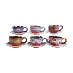 Persisches Teetassenset mit Untertasse – Jordan Keramikdesign