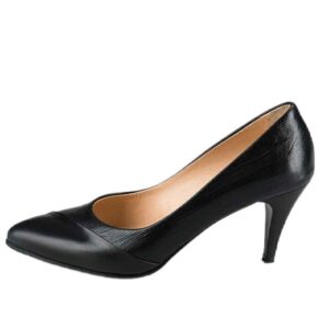 Damenschuhe aus Leder mit hohen Absätzen Modell Tina