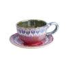 Persisches Teetassenset mit Untertasse - Jordan Keramikdesign