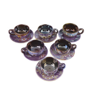 Persisches Teetassenset mit Untertasse – Soshia Keramikdesign