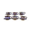 Persisches Teetassenset mit Untertasse - Soshia Keramikdesign