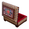 Handgefertigte Holz-Schmuckbox mit persischem Khatam-Feryal-Design