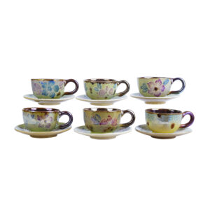 Persisches Teetassenset mit Untertasse – Mitra Keramikdesign