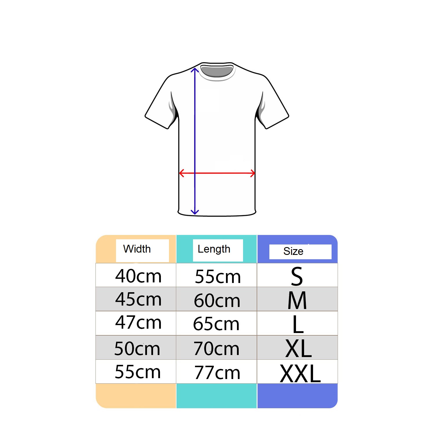 Kurzarm-T-Shirt Modell Eli – Leichte Persische Baumwolle